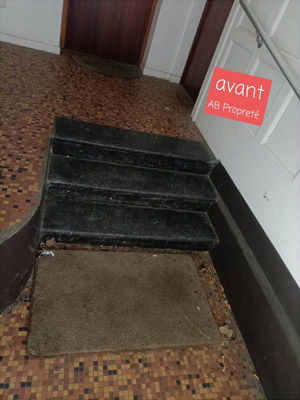 Nettoyage partie communes immeuble 